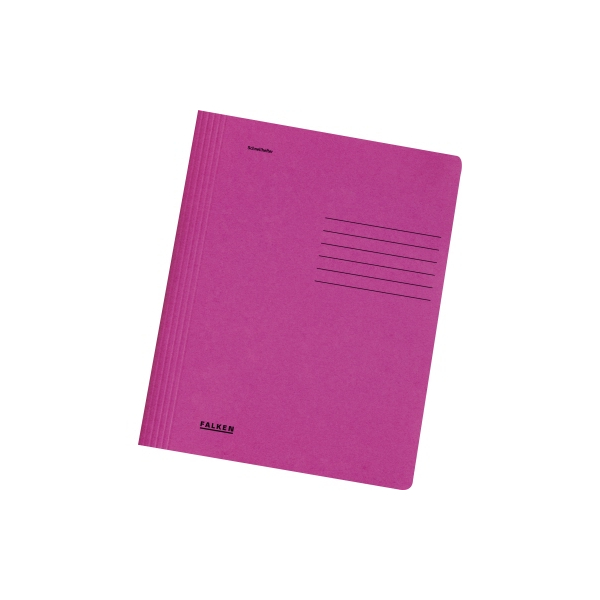4014481241148 - Schnellhefter 26001200 A4 pink Recyclingkarton 240g Vorderdeckel opak 4014481241148 Falken