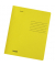 Schnellhefter 26001208, A4, gelb, Recyclingkarton, 240g, Vorderdeckel opak