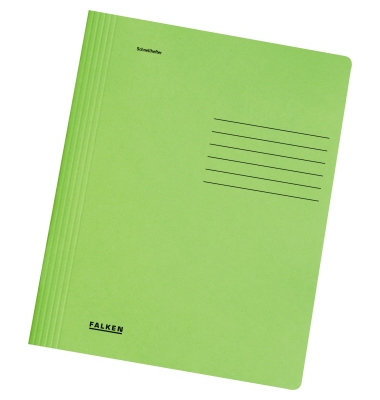 Schnellhefter 26001216, A4, hellgrün, Recyclingkarton, 240g