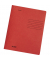 Schnellhefter 26001232, A4, rot, Recyclingkarton, 240g, Vorderdeckel opak