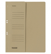 &Ouml;senhefter Manila -RC - Serie 80003866, A4 grau halber Vorderdeckel, Recycling-Manilakarton 250g