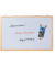 Whiteboard Memoboard, CC-MM6080 E, 80x60cm, lackiert, Holzrahmen