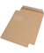 Versandtaschen, C4, mit Fenster, haftklebend, 90g, braun