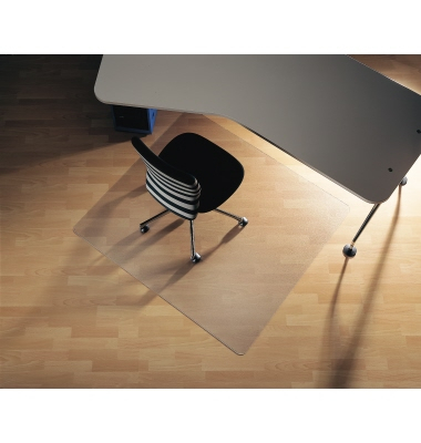 Bodenschutzmatte 84-1100 Ecogrip Heavy, 110x120cm, rechteckig, f&uuml;r Hartboden + Teppich, Fu&szlig;bodenheizung