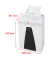Aktenvernichter SECURIO AF300, 2093121, Partikelschnitt 4,5x30mm (P-4), bis 300 Blatt