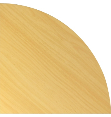 Verkettungsplatte, 80x80cm (BxT), Viertelkreis, buche, 25mm