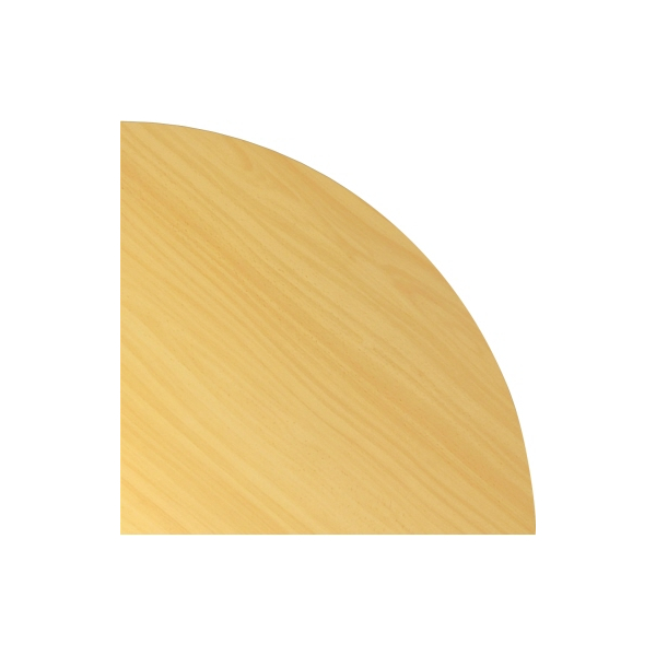 4032062003206 - Verkettungsplatte Halbkreisförmig Buche 4 Füße 800 (B) x 800 (T) x 680 (H) mm Melaminharzbeschichtete Spanplatte