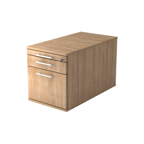 4032062121467 - PRO SIGNA TC20 RE - Rollcontainer Holz Nussbaum mit Hängeregistratur Relinggriff Kunststoff