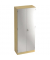 Aktenschrank V6 V6100/3/S/SG, abschlie&szlig;bar, 5 OH, ahorn/silber, 80x200,4x42cm (BxHxT)