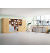 Aktenschrank V6100/6/6/SG, abschlie&szlig;bar, 5 OH, buche, 80x200,4x42cm (BxHxT)