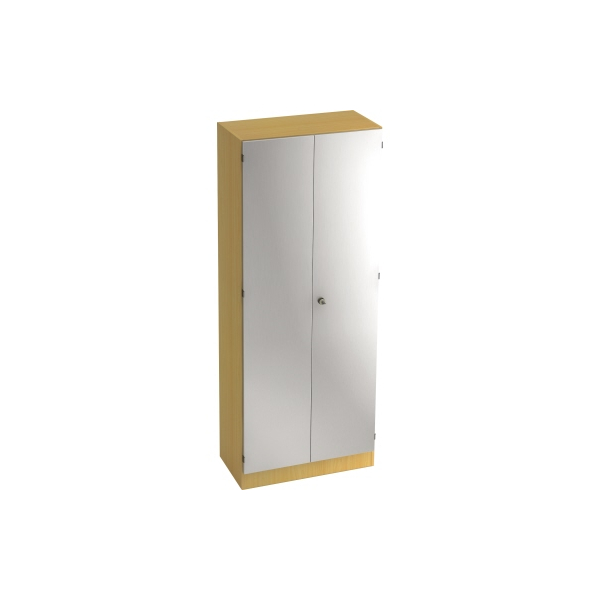 4032062126134 - Flügeltürenschrank V6100 6 S SG abschließbar 5 OH silber buche 80x2004x42cm (BxHxT) 4032062126134 Hammerbacher