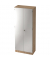 Garderobenschrank V6200NSSG 5OH nußbaumsilber