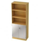 Regalschrank Solid V67706SSG 5OH buchesilber