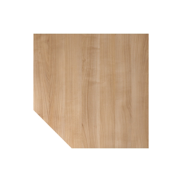 4032062139639 - Verbindungsplatte höhenverstellbar HT12 nussbaum silber Trapezform 1200 x 800 x 685 - 760 cm