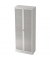 Aktenschrank Savona V6100G/W/S/SG, 5 OH, wei&szlig;/silber/transparent, 80x200,4x42cm (BxHxT)