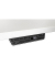 Sitz-Steh-Schreibtisch, elektrisch höhenverstellbar, 63,5-128,5cm (H), 180x80cm (BxT), rechteckig, lichtgrau / silber
