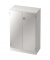 Flügeltürenschrank V6550WSSG 3OH weißsilber