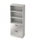 H&auml;ngeregistraturschrank V7300/W/S/SG V7, silber/wei&szlig;, 2 Schubladen