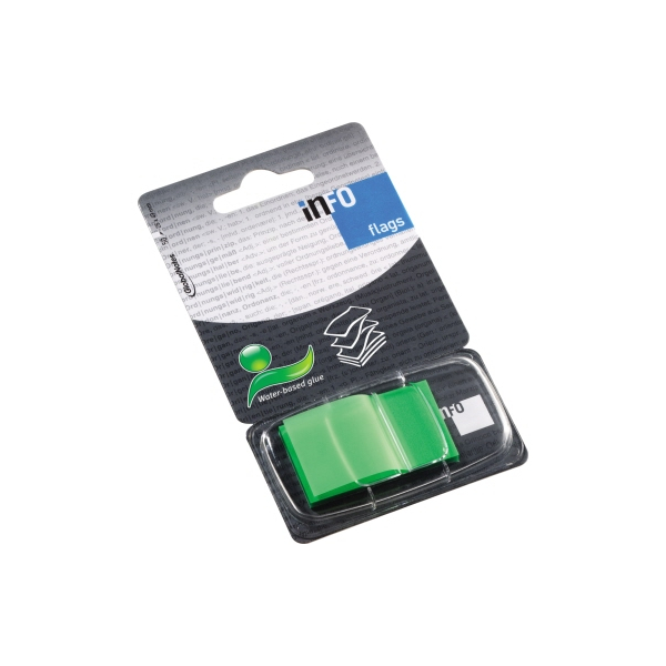 UPM Raflatac Haftmarker 7727-99, Flags, 25x43mm, grün, ohne, rechteckig 4044355772799 Info