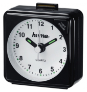  Wecker A50 00186329, schwarz, viereckig, analog