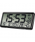 Hama Funkwanduhr Jumbo 00186352 digital schwarz