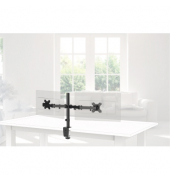 Hama Monitorarm FULLMOTION 00118491 2fach 13-32Zoll sw