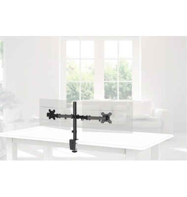 Hama Monitorarm FULLMOTION 00118491 2fach 13-32Zoll sw