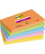 Haftnotizen 6555SSBOOS, Super Sticky Notes Bangkok Collection, 76x127mm, farbig sortiert (vitalorange/limonengr&uuml;n/paradiseblau/t