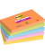 Haftnotizen 6555SSBOOS, Super Sticky Notes Bangkok Collection, 76x127mm, boost-Collection (vitalorange/limonengrün/paradiseblau/