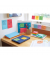 Haftnotizen 6546SSPLAY, Playful, 76x76mm, ultrarot/vitalorange/ultragelb/limonengrün/paradiseblau/flieder, quadratisch
