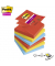 Haftnotizen R3306SSPLAY, Super Sticky Playful, 76x76mm, ultrarot/ultragelb/paradiseblau, quadratisch