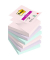 Haftnotizen R330-6SS-SOUL, Super Sticky Z-Notes Soulful Collection, 76x76mm, farbig sortiert (rosa/flieder/mint), quadratisch