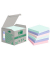 Haftnotizen 7100259123, Recycling Notes Rainbow, 76x76mm, farbig sortiert (blau/gr&uuml;n/pink), quadratisch