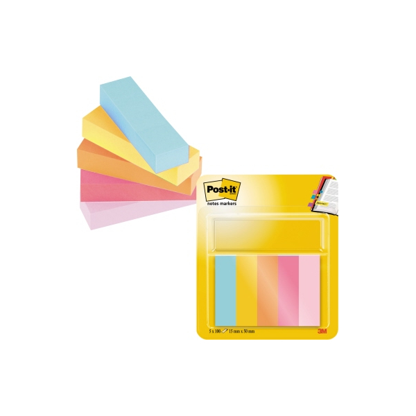 4054596927049 - Haftmarker 6705BEA Page Marker Beachside mint türkis ultragelb papayaorange rosa ohne rechteckig 4054596927049 250 Stück