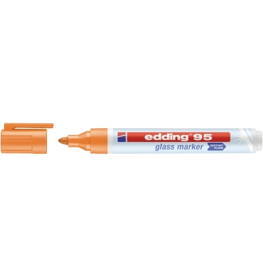  Glasboardmarker 95, 4-95006, orange, 1,5-3mm Rundspitze