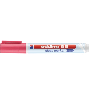  Glasboardmarker 95, 4-95009, Stift, pink, 1,5-3mm Rundspitze