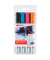  Glasboardmarker-Set 95, 4-95-4-999, Etui, 4-farbig sortiert, 1,5-3mm Rundspitze