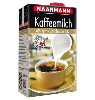 Kaffeemilch 680, 4% Fett, 1 Liter, im Tetrapack