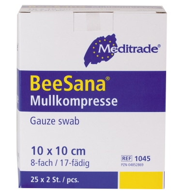 Mullkompresse 1005517 10x10cm einzeln steril