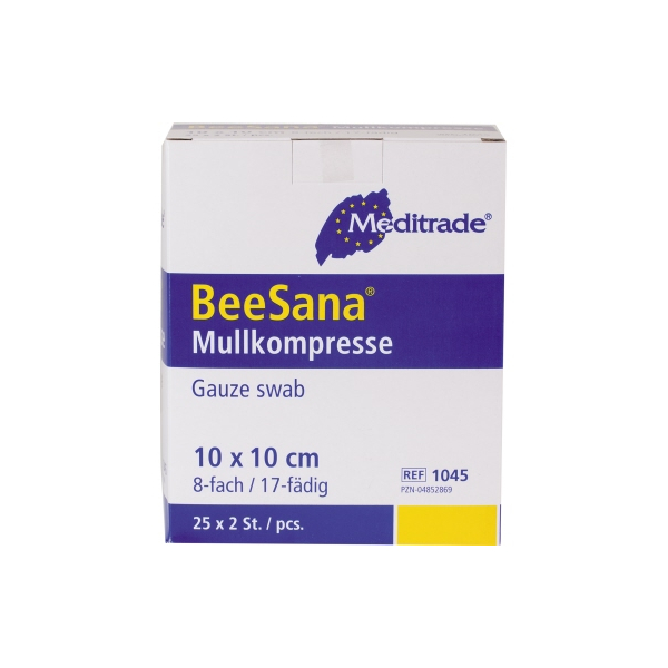 4250016403043 - Mullkompresse 1005517 10x10cm einzeln steril 4250016403043 Söhngen 1005517 50 Stück