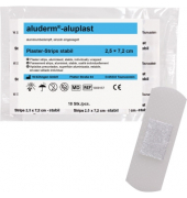 aluderm Pflaster aluplast Strips 1009157 2,5x7,2cm