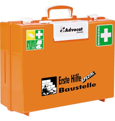 Erste-Hilfe-Koffer Advocat 0367001, DIN 13157, "Erste Hilfe Spezial Baustelle"