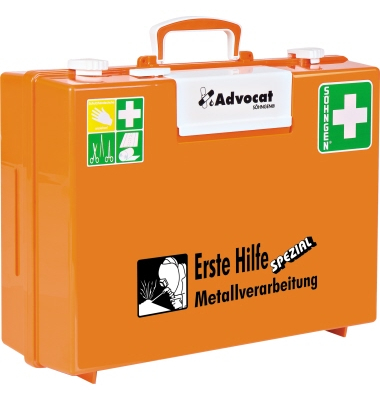 Erste-Hilfe-Koffer Advocat 0367002, DIN 13157, "Erste Hilfe Spezial Metallverarbeitung"