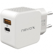 nevox Ladegerät USB-C QC HC-2009 weiß