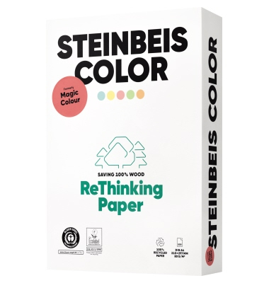 Recyclingpapier MagicColour 522008210241 gelb A4 80g 