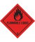 DR-Label Versandetikett DR653S1010 Kl.3 Flammable 100x100mm