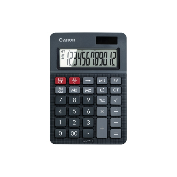 4549292108538 - AS-120II - Mini-Tischrechner schwarz (AS-120II) - Canon