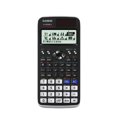 CASIO Schulrechner FX-991DEX-K 12stellig Solar/Batterie sw