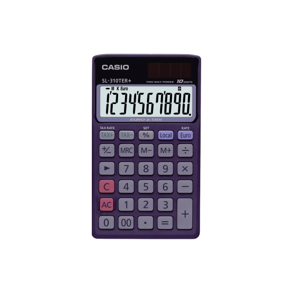 4549526612350 - Taschenrechner SL-310TER+ 10-stellig SolarBatterie 4549526612350 SL-310TER+WA-EP