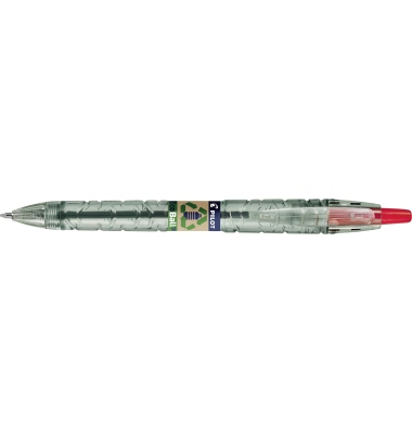 Kugelschreiber Bottle 2 Pen Ecoball BP-B2PEB-M-R-BG, rot, 0,4mm, nachf&uuml;llbar
